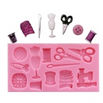 Fondant Sewing Kit Silicone Mould