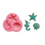 Fondant Starfish/Seahorse/Shell Silicone Mould